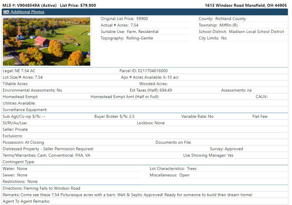 1613 Windsor Road, Mansfield OH 44905