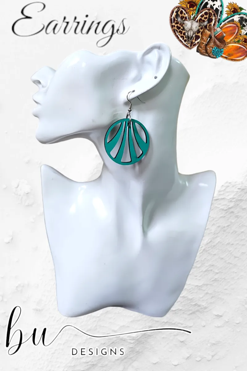 Bohemian Earrings - Sea Green