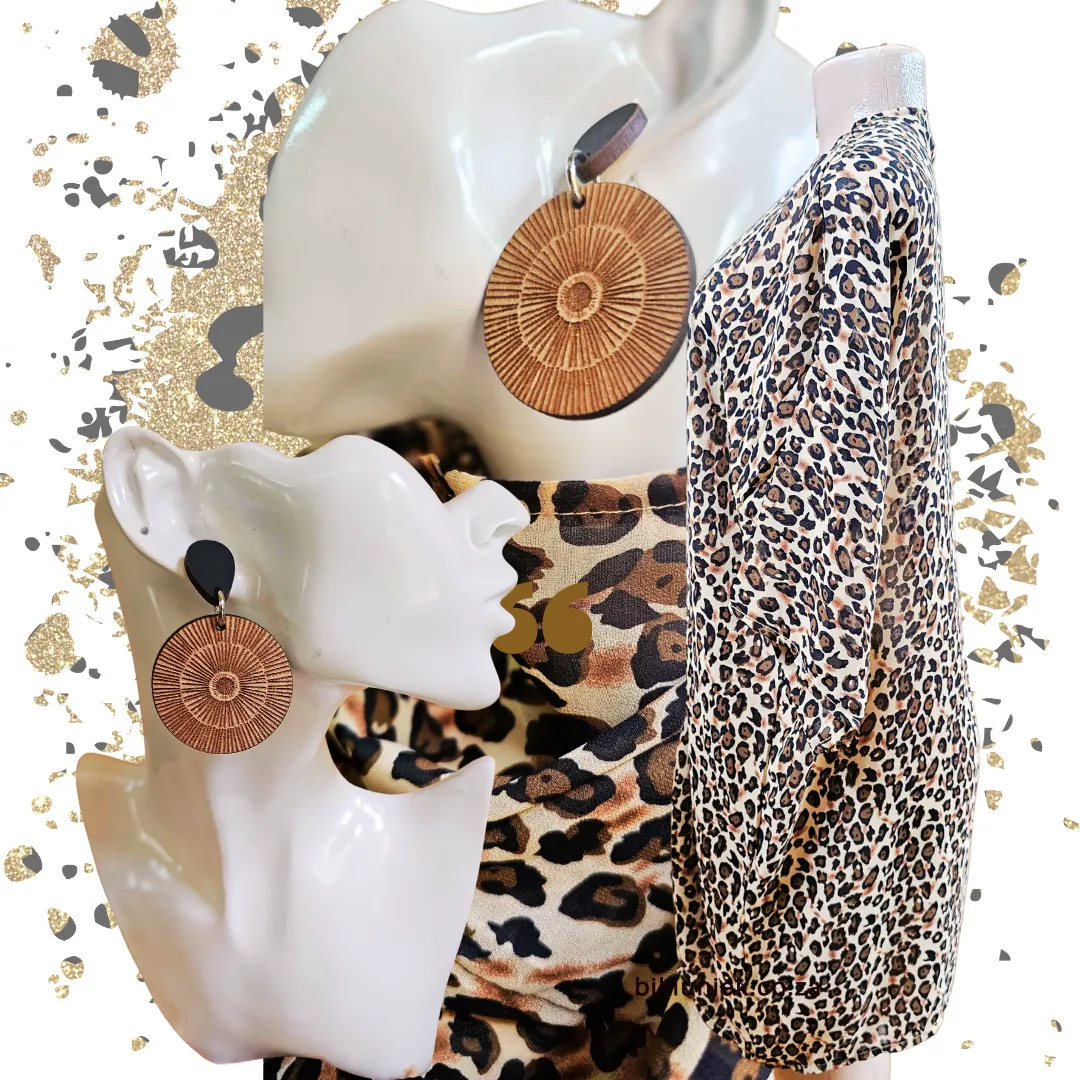 Leopard Kimono Combo