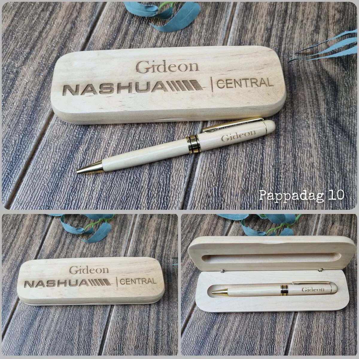 Wooden Pen & Case Combo