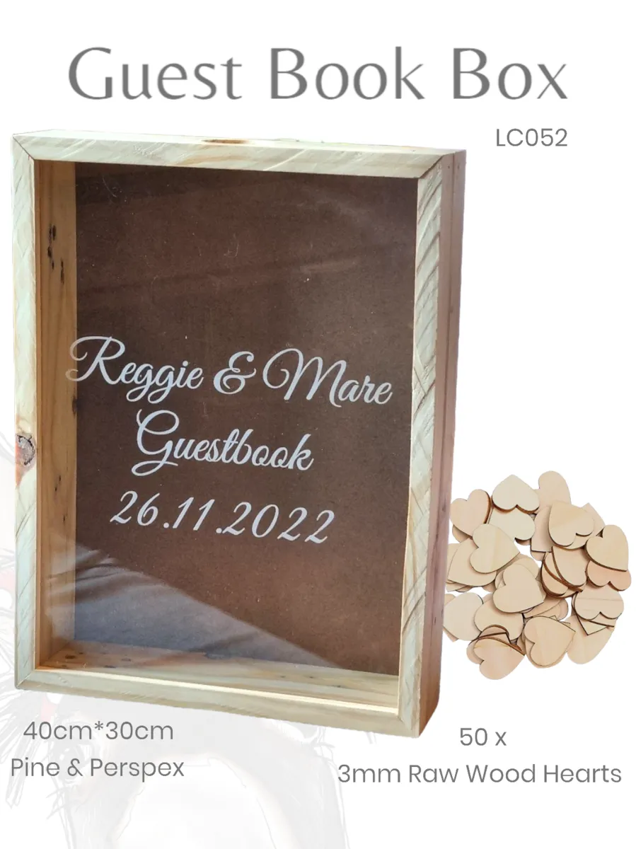 Personalized Guestbook Box