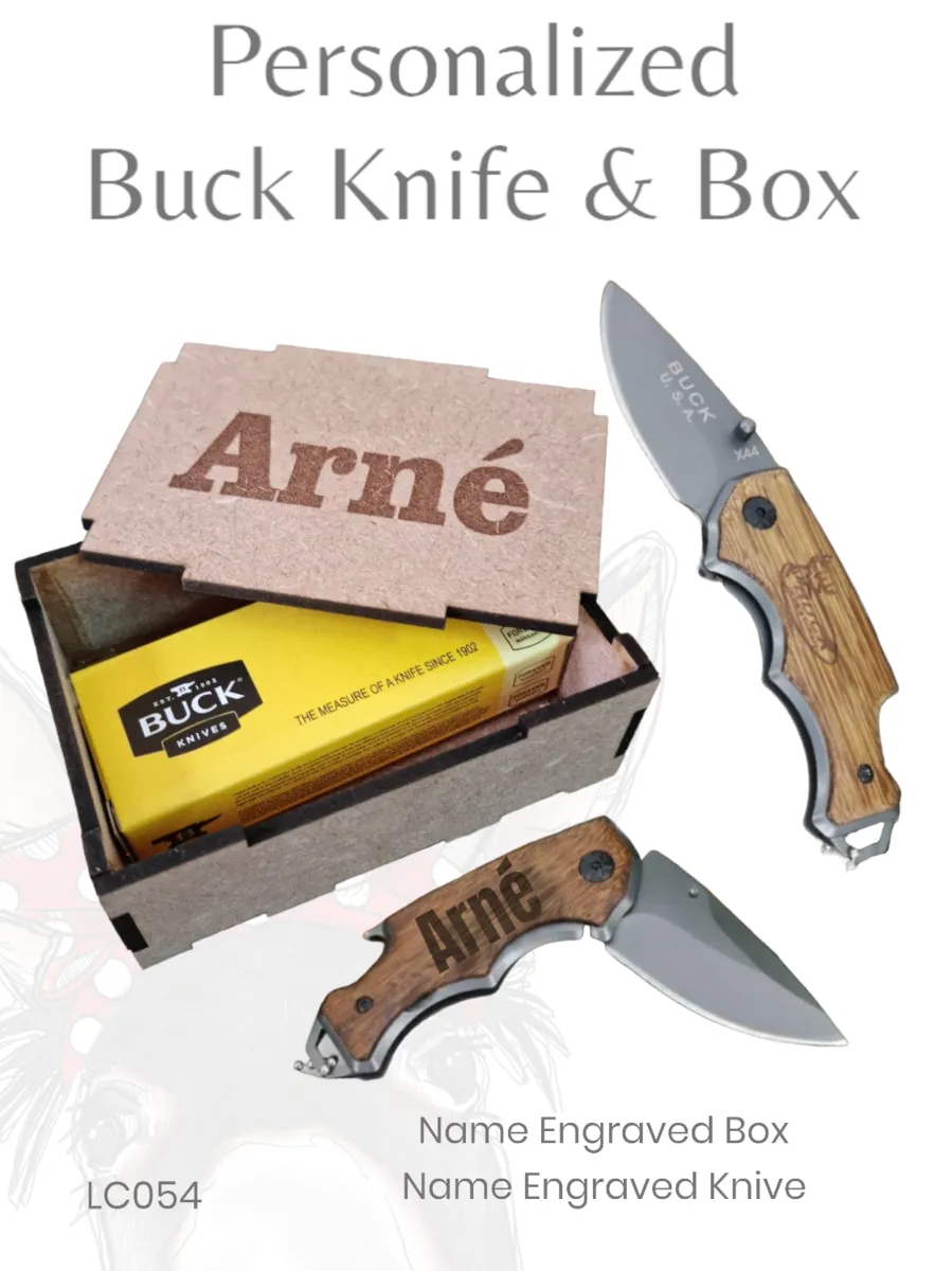 Buck Knife & Box Combo