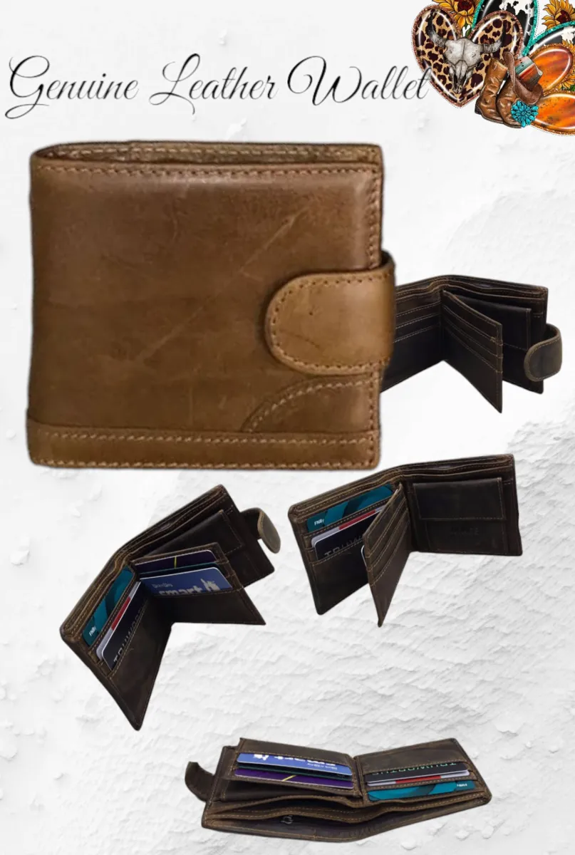 Genuine Leather Wallet Stitch