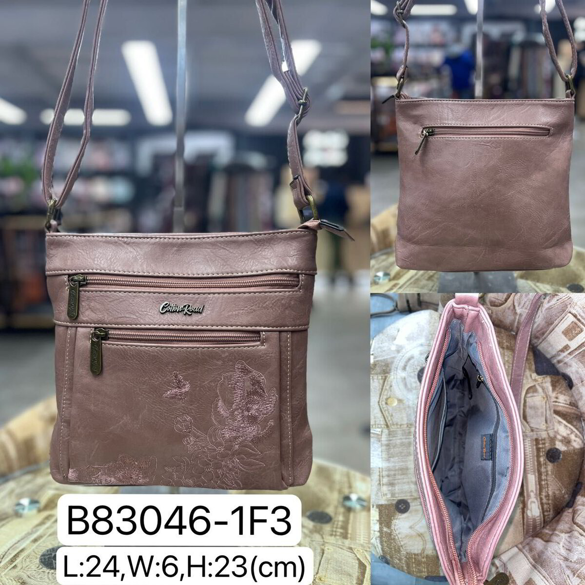 Cotton discount road handbag