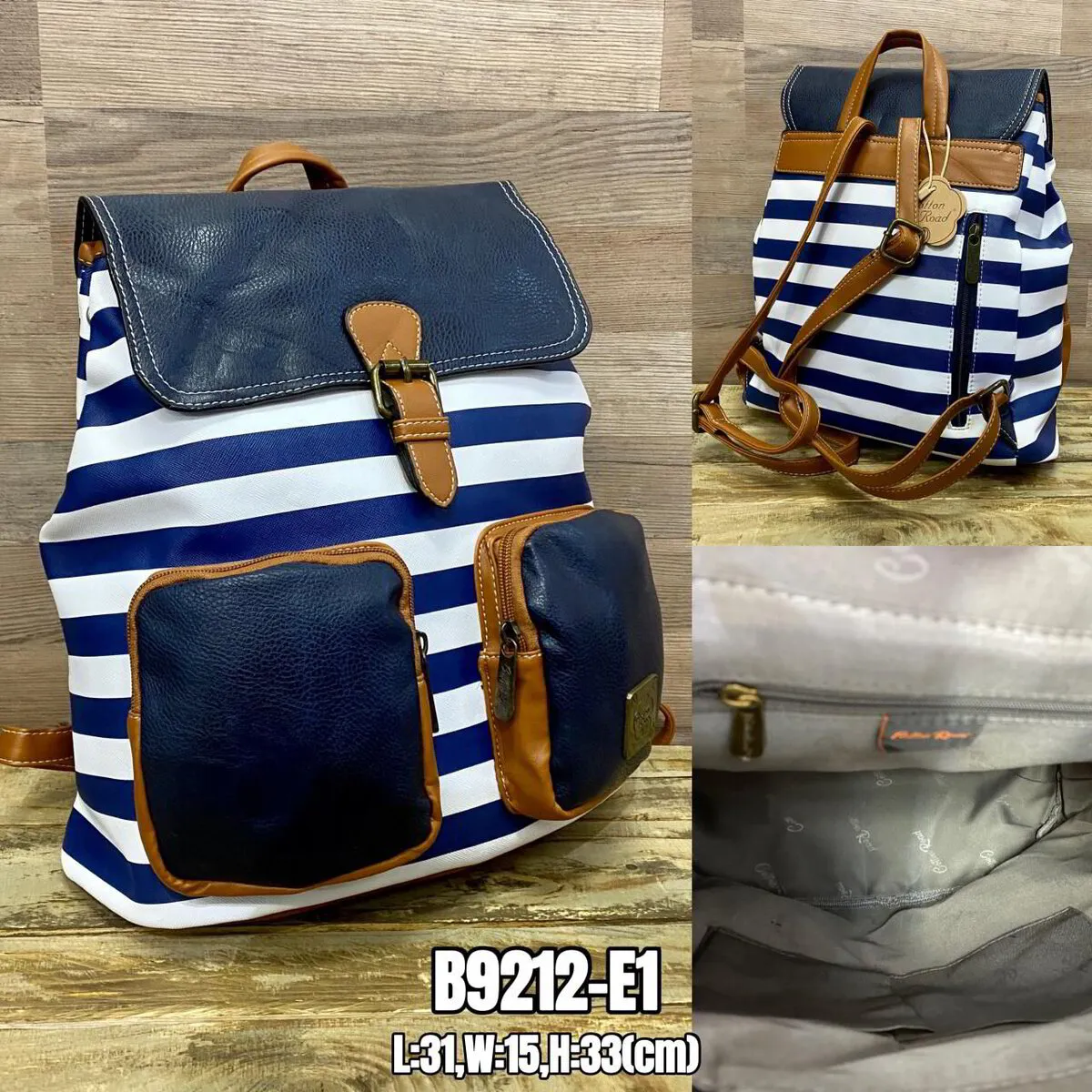 Cotton Road Stripe Backpack