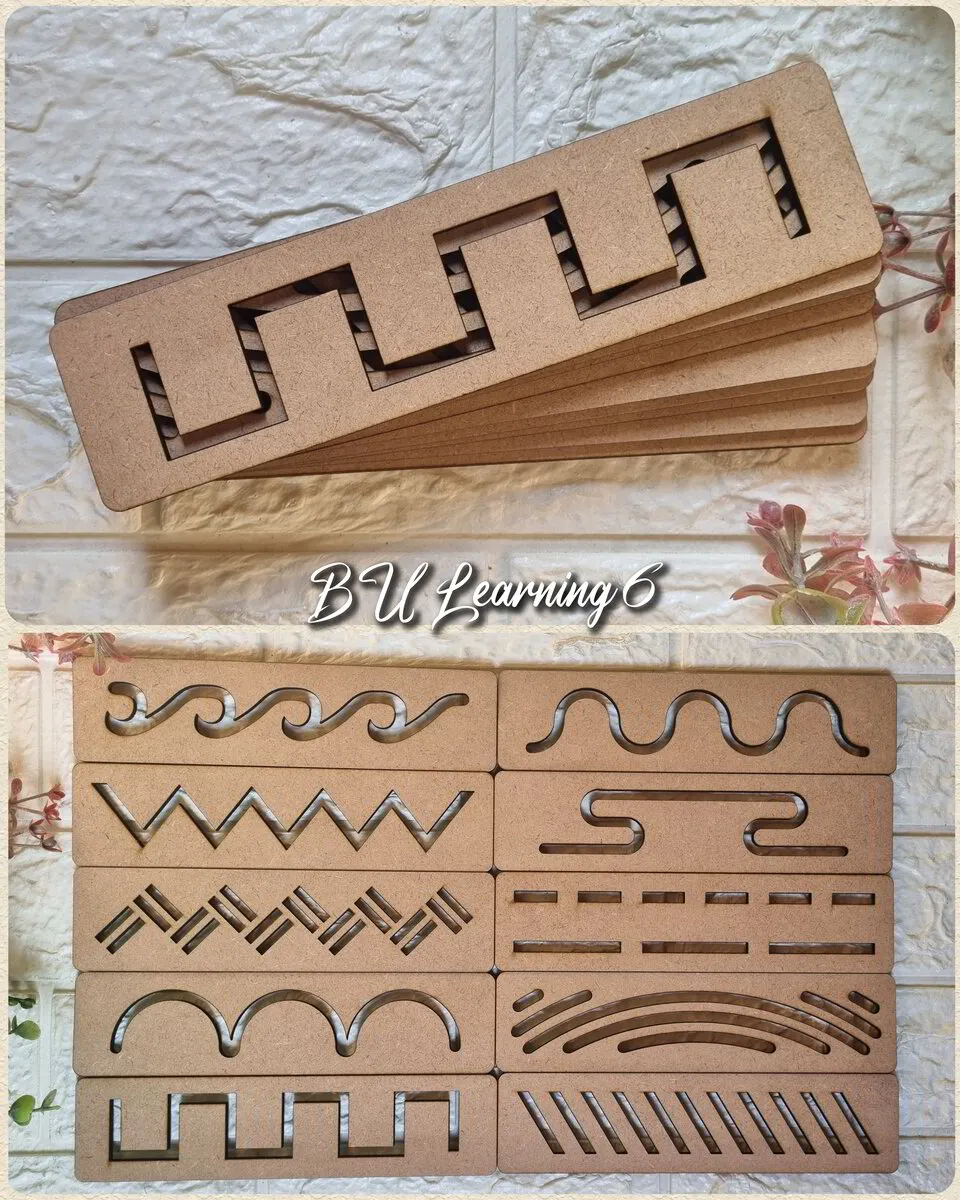 Montessori Wood Stencils