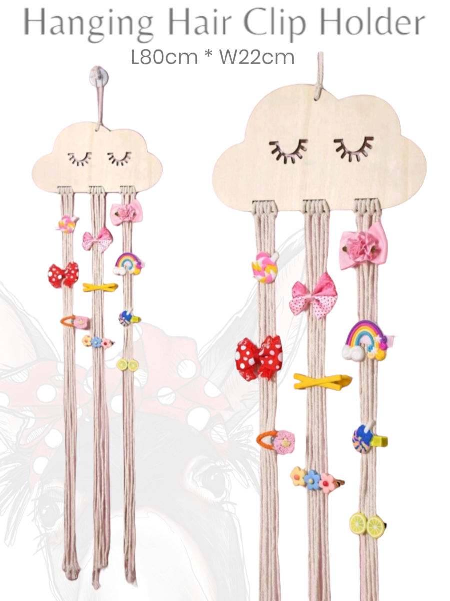 Cloud Hair Clip Holder