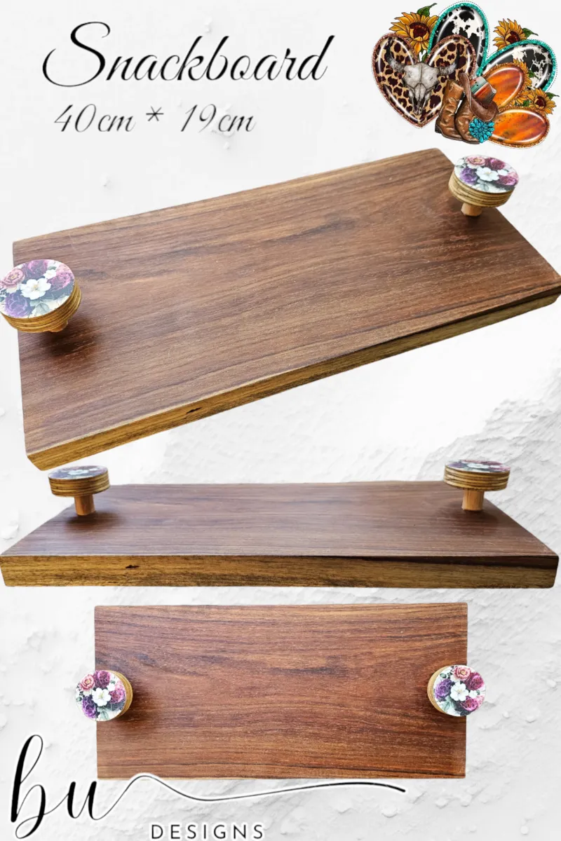 Snack Board with Handles