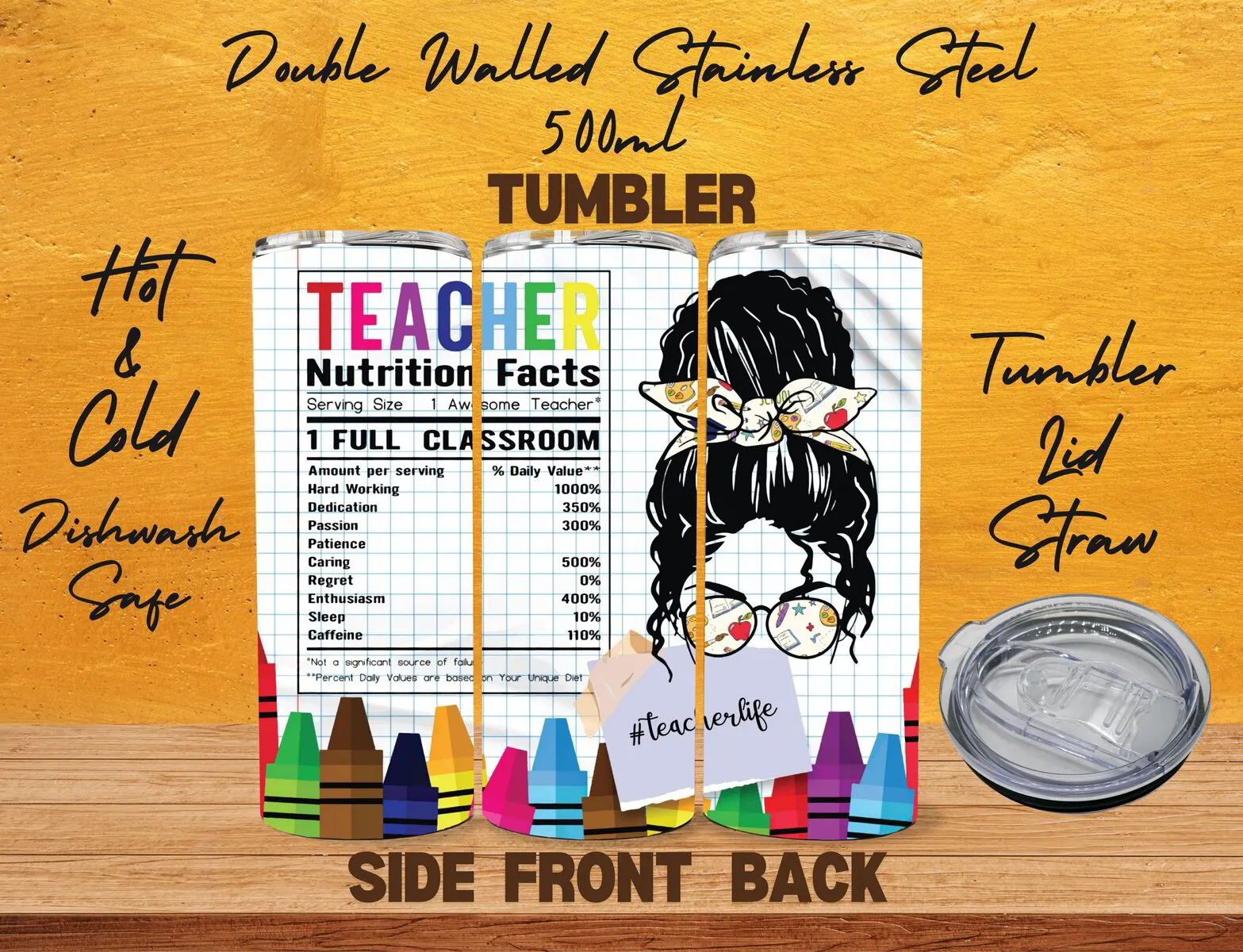 Teacher Tumbler - 500ml
