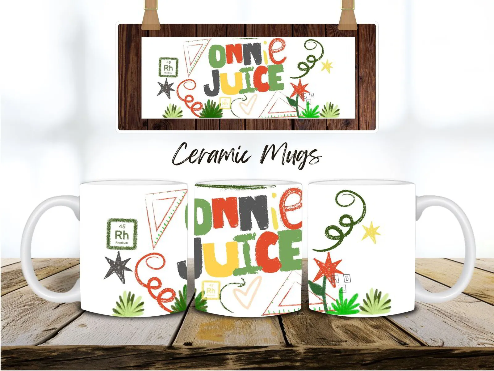 Ceramic Mug - Afrikaans Crayons