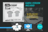 Men's T-Shirt Blank (PocketTee) Tech Pack