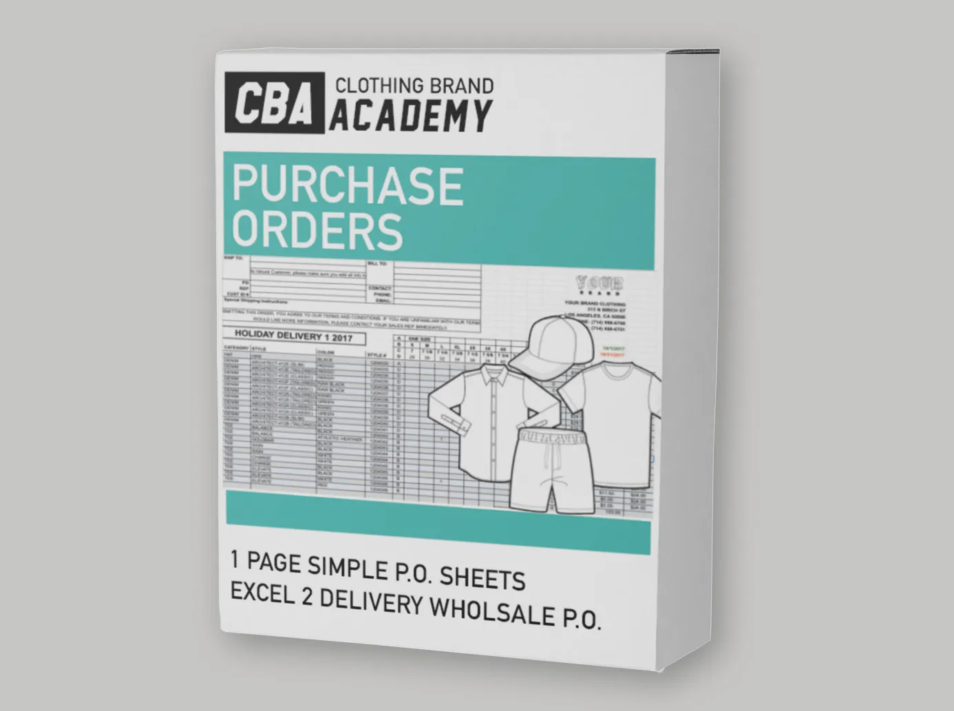 Purchase Order Sheet - Bundle