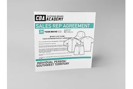 Sales Rep Agreement Example [Individual Person/ Southwest Territory] 