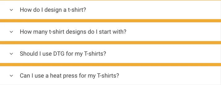 Questions about t-shirt for your clothing line