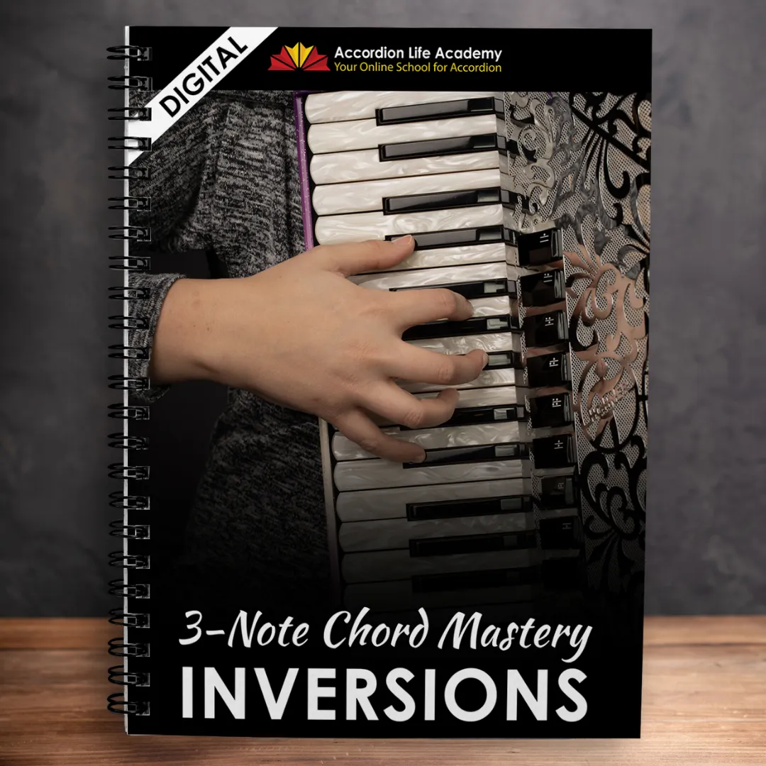 3-Note Chord Mastery Inversions | Exercises for the Right Hand | Piano Accordion Lesson eBook