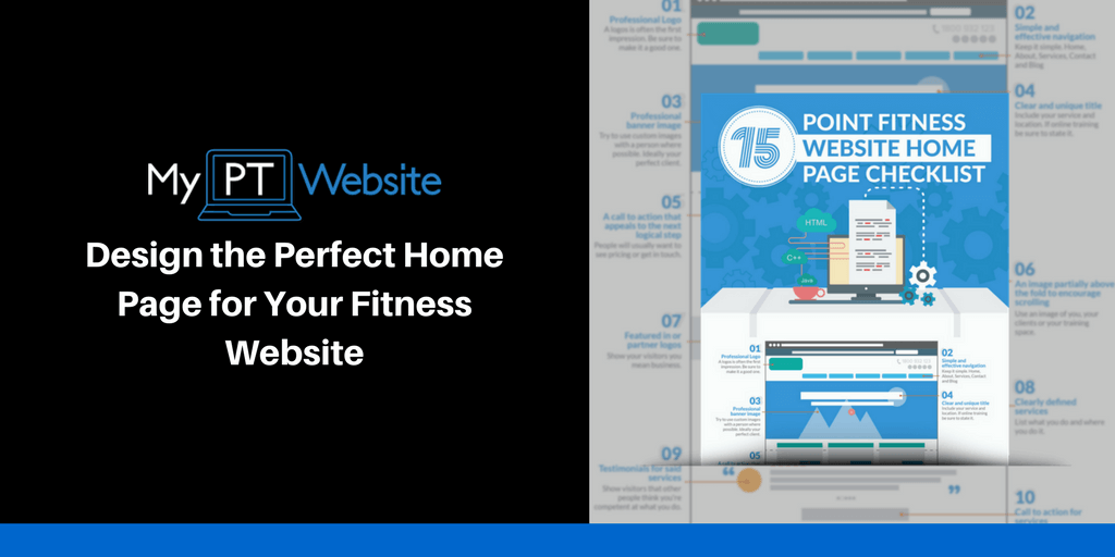 Design the Perfect Home Page for Your Fitness Website
