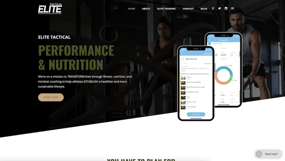 How to Create The Perfect Home Page for Your Fitness Website