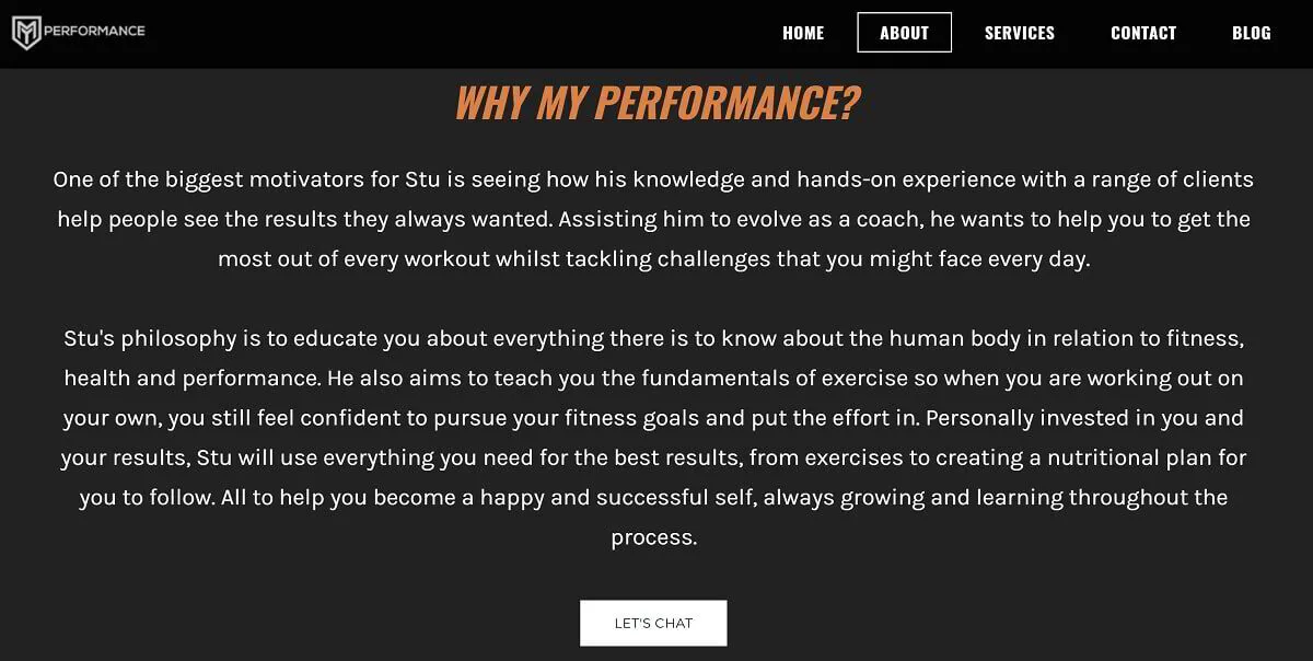 Performance Bio How to Write a Bio for Your Personal Trainer Website