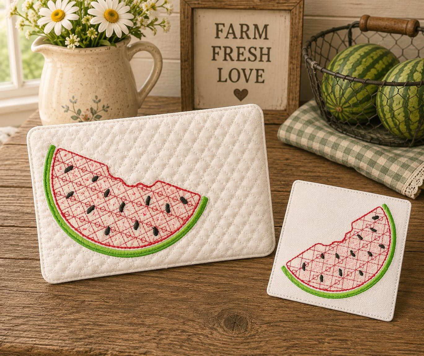 ITH Watermelon Motif Set (August)
