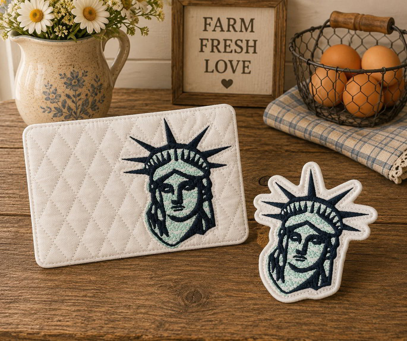 ITH LADY LIBERTY MOTIF SET (JLUY)