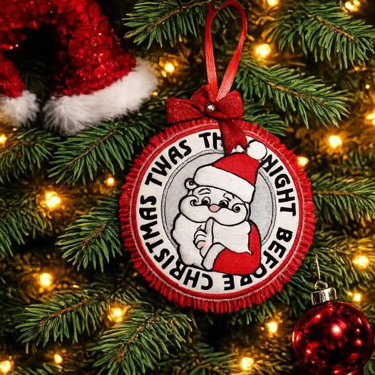 ITH Twas The Night Ornament 4x4