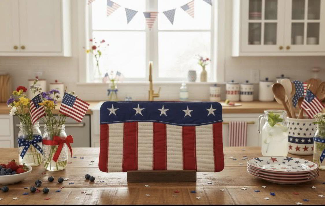 ITH WAVY FLAG MUG RUG 5X7