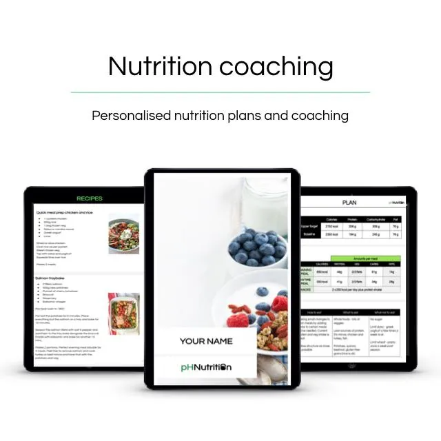 One to one nutrition coaching