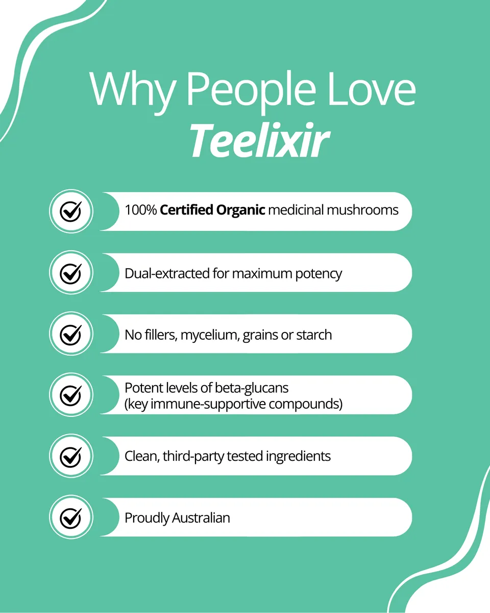 Teelixir Fuel Your Mind & Body Naturally with Teelixir Mushrooms
