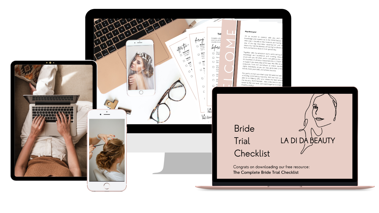 Bride Trials Checklist Thank you