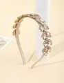 Луксозна диадема FEARLESS & LUCKY с кристали във форма на листа