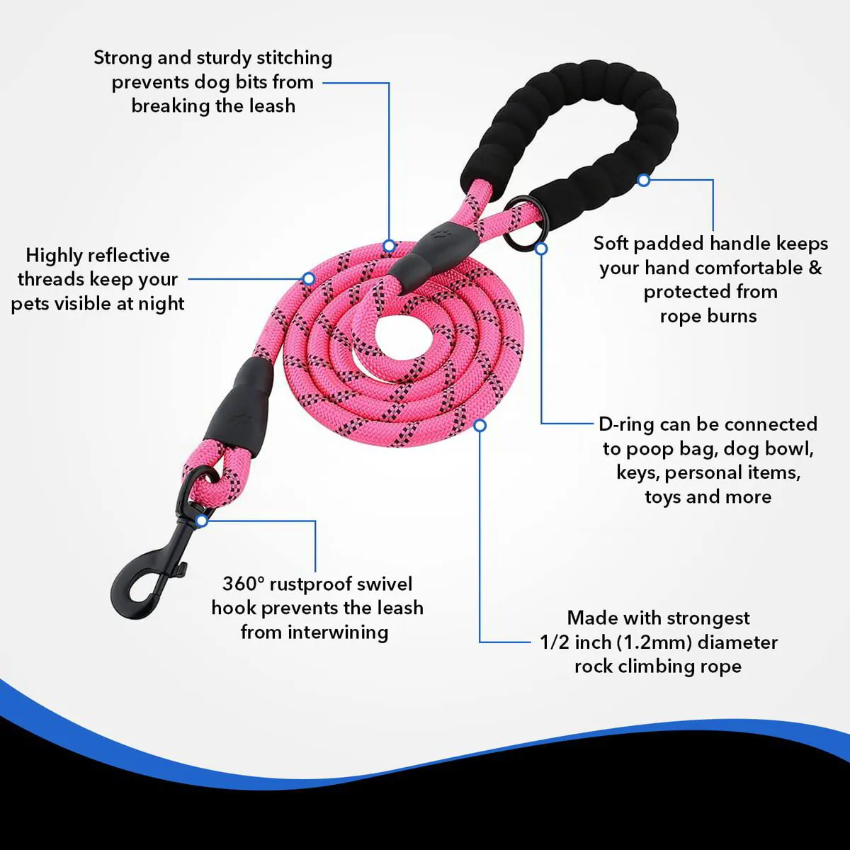 Rope leashes by Rockstar