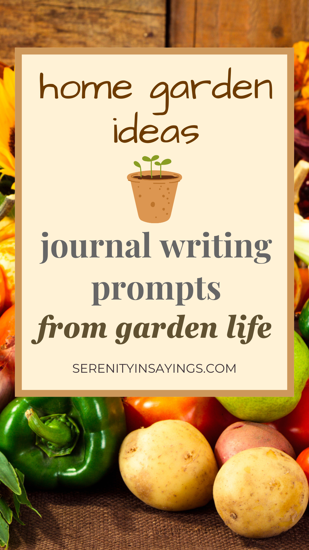 Fall Home Garden Ideas and Prompts for Your Harvest Journal | Serenity ...