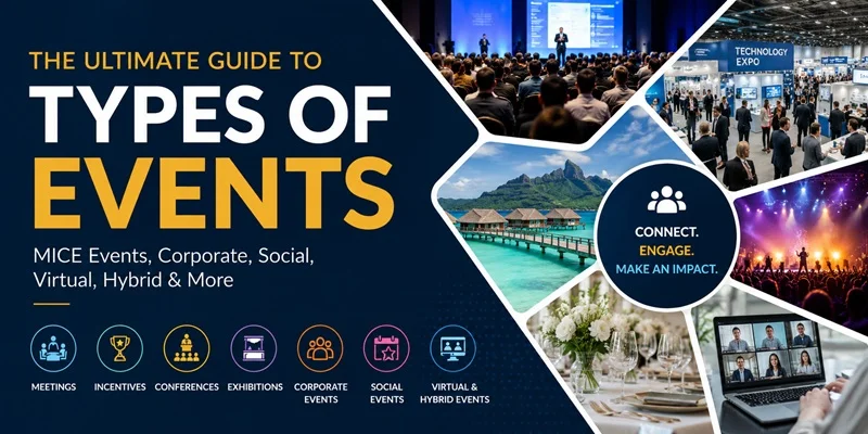 Types of Events: The Ultimate Guide to Corporate, MICE, Social & Hybrid ...