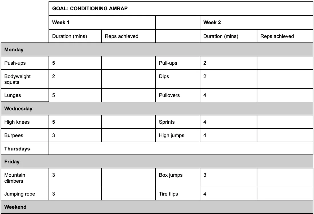 Exercise Programming Templates exercise-programming-templates