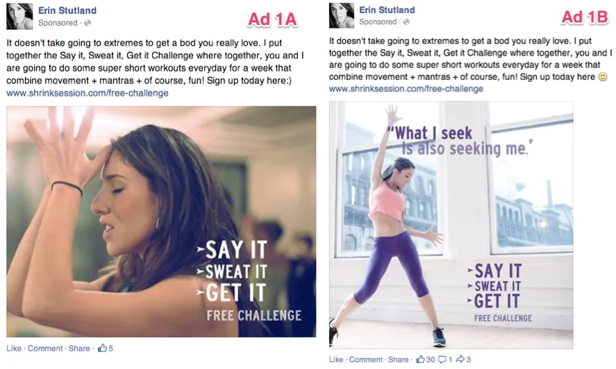 fitness ad example