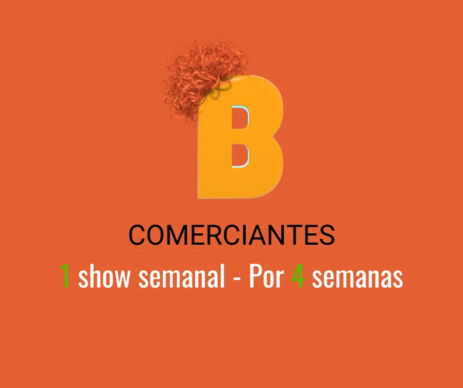 ACUERDO COMERCIANTES 1show - 4semanas