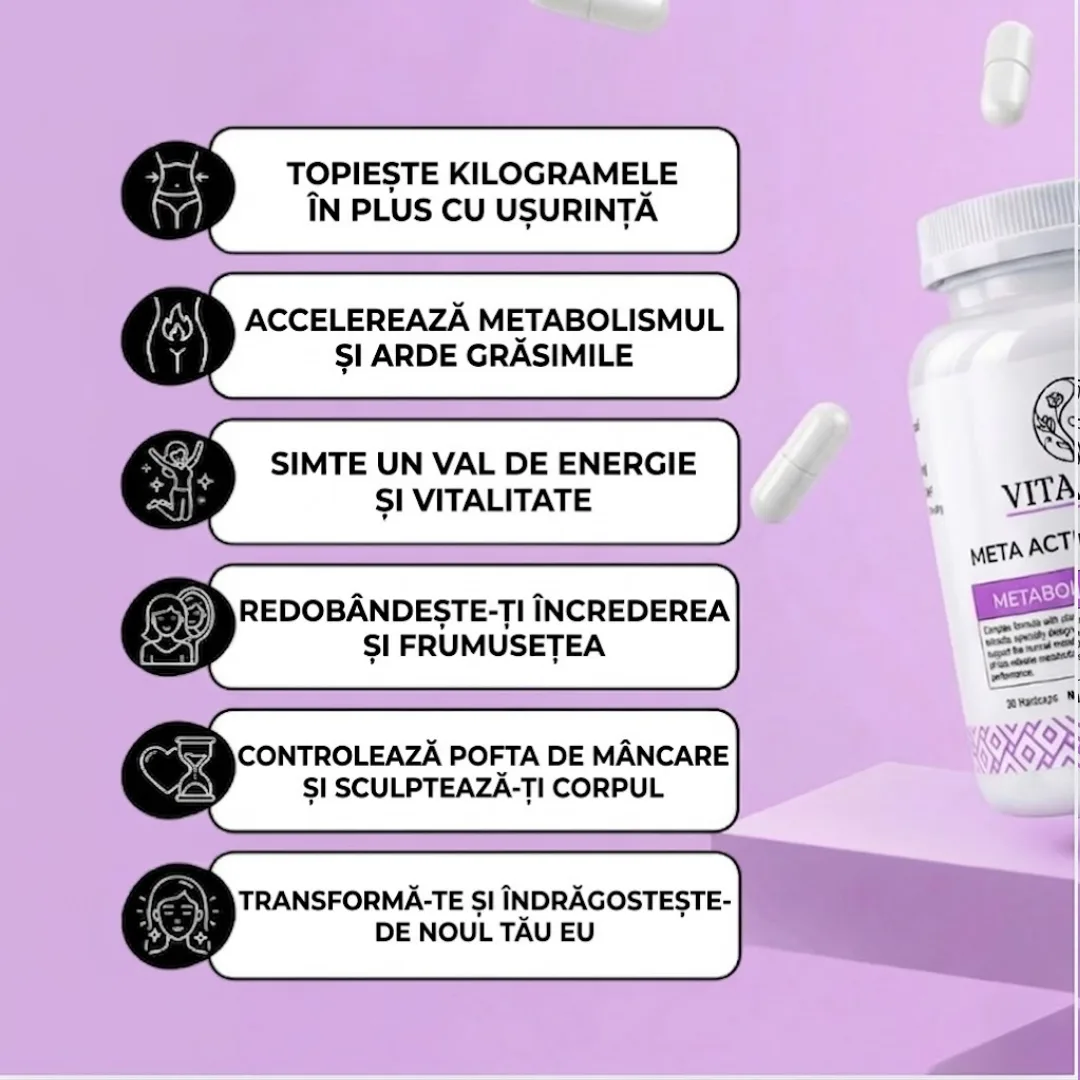 Meta Active Complex - Pentru un metabolism activ la femeile de peste 40 de ani