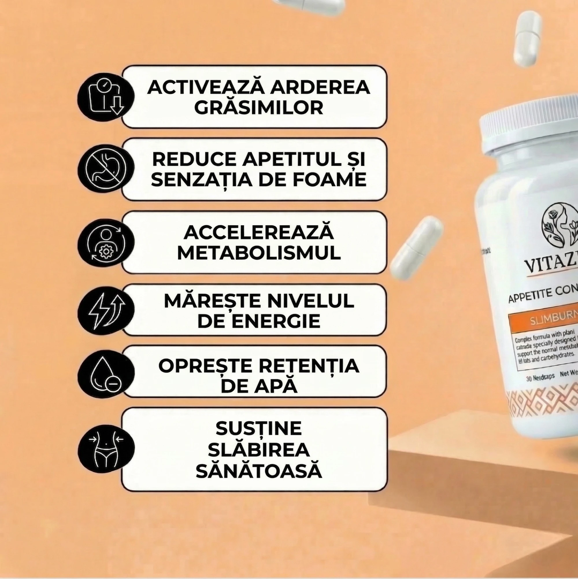 Appetite Control Active - Pentru controlul apetitului și reducerea greutății