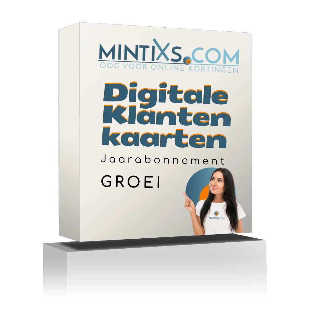 Mintixs - digitale klantenkaarten - Pakket Groei