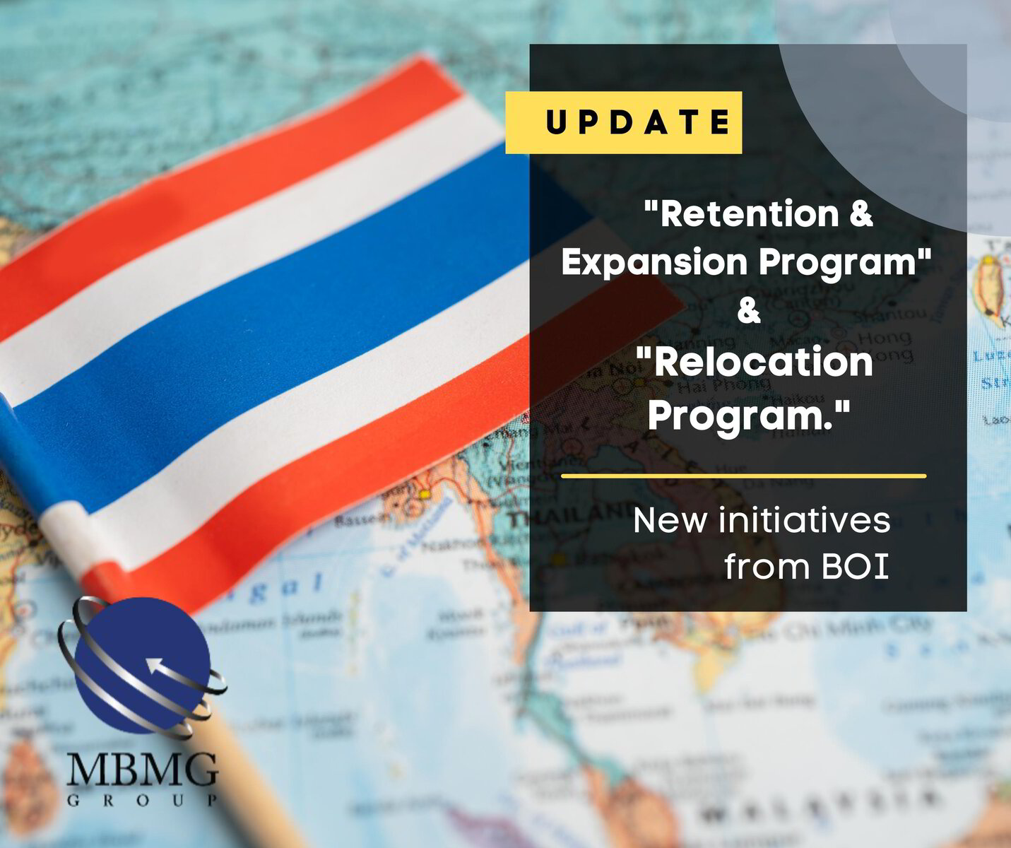 New Initiatives "Retention & Expansion Program" and "Relocation Program