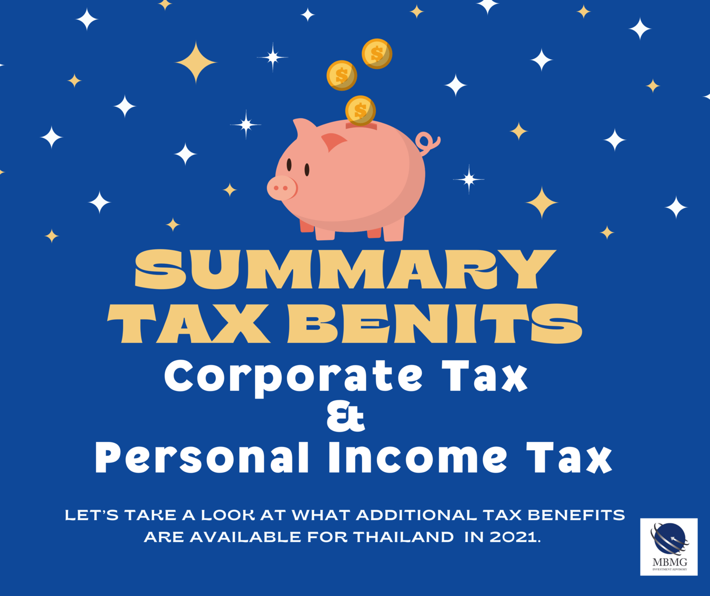 👀 Summary of corporate & personal tax benefits in 2021 👔💻