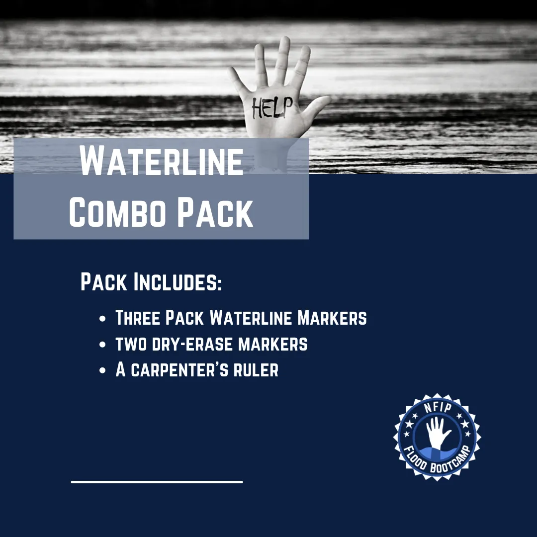 NFIP Waterline Marker Combo Pack