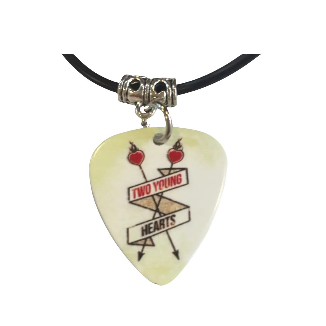 Two Young Hearts (Guitar Pick Necklace)