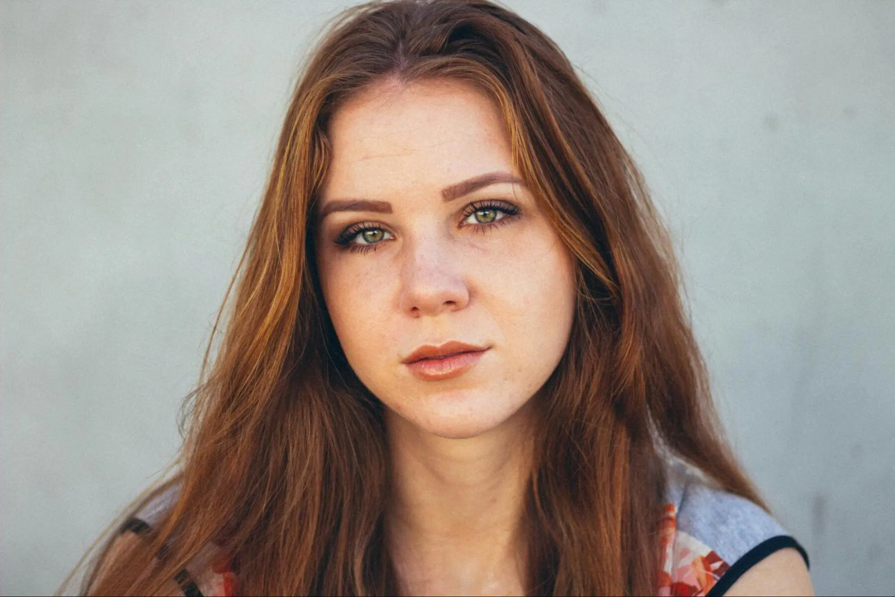 Woman Wearing Blue Top