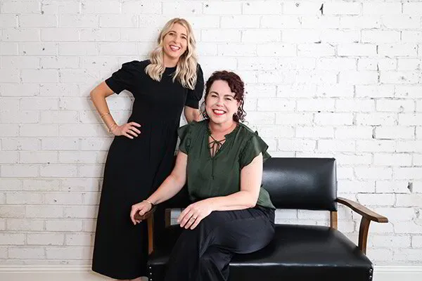Salon Owner Sally Clarke and Abbie Watson-Taylor 2IC