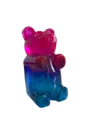Fucsia & Blue Gummy Bear by Gaby Rivera