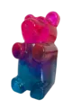 Fucsia & Blue Gummy Bear by Gaby Rivera