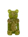 Sparkly Light Green Gummy Bear by Gaby Rivera
