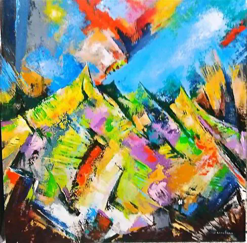 Babel by Javier Zamora Premium Art Gallery Galeria de Arte en El Salvador Cuadros decorativos y Arte coleccionable en linea