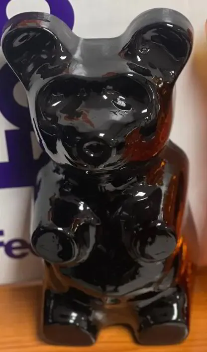 Giant Gummy Bear Black by Gaby Rivera